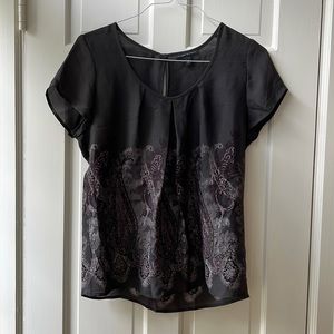 Banana republic paisley blouse